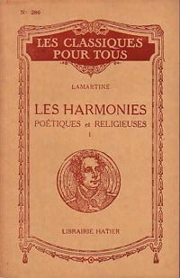 Livrenpoche : Les harmonies poétiques et religieuses tome I (extraits) - Alphonse De Lamartine - Livre