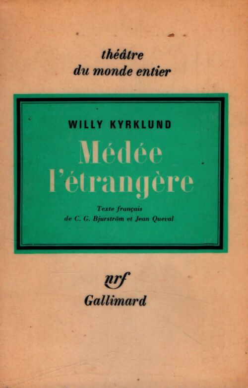 Médée l'étrangère - Willy Kyrklund - Livre