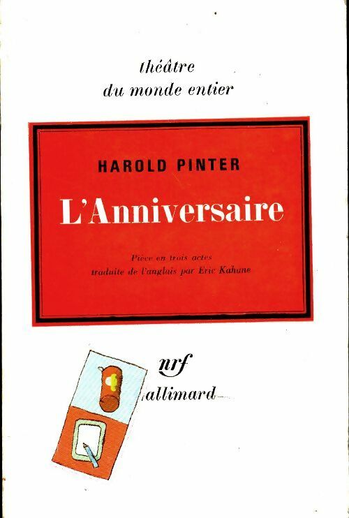 L'anniversaire - Harold Pinter -  Théâtre du monde entier - Livre