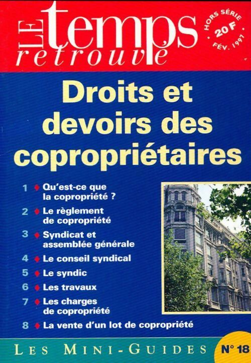 Livrenpoche : Droits et devoirs des copropriétaires - Collectif - Livre