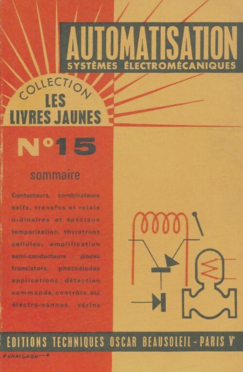 Livrenpoche : Automatisation électro-mécanique - Oscar Beausoleil - Livre