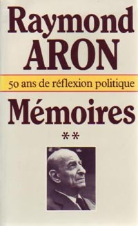 Livrenpoche : Mémoires Tome II - Raymond Aron - Livre