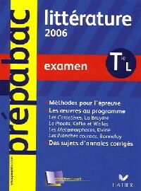 Livrenpoche : Lettres, Terminale L : examen - Brigitte Wagneur - Livre