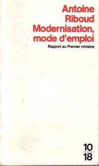 Livrenpoche : Modernisation, mode d'emploi - Antoine Riboud - Livre