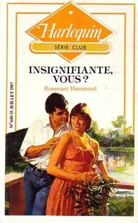 Livrenpoche : Insignifiante, vous ? - Rosemary Hammond - Livre