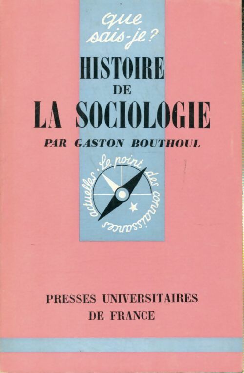 Livrenpoche : Histoire de la sociologie - Gaston Bouthoul - Livre