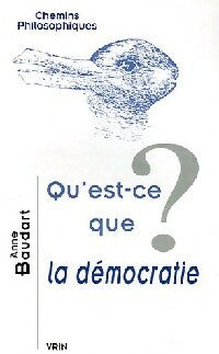 Livrenpoche : Qu'est-ce que la démocratie ? - Anne Baudart - Livre