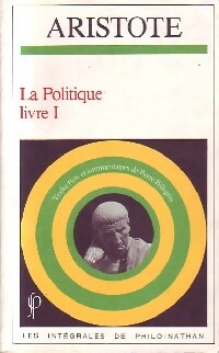 Livrenpoche : La Politique, Livre I - Aristote - Livre