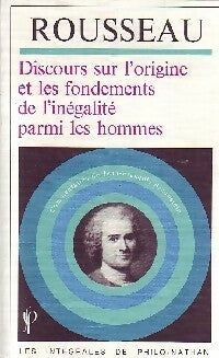 Livrenpoche : Discours sur l'origine et les fondements de l'inégalité parmi les hommes - Jean-Jacques Rousseau - Livre