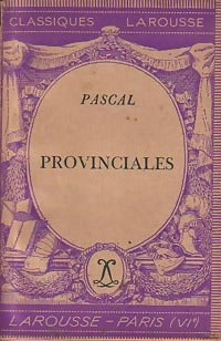 Livrenpoche : Provinciales (extraits) - Pascal - Livre