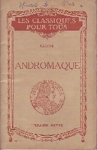 Livrenpoche : Andromaque - Racine - Livre