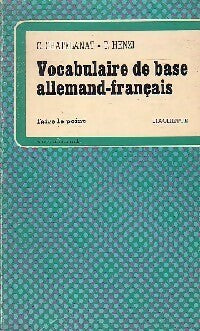 Livrenpoche : Vocabulaire de base allemand-français - T. Henzi, C. Chatelanat - Livre