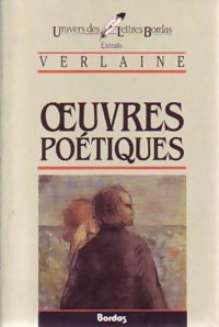 Livrenpoche : OEuvres poétiques - Paul Verlaine - Livre