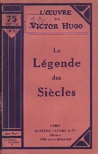 La légende des siècles Tome VIII - Victor Hugo -  L'oeuvre de Victor Hugo - Livre