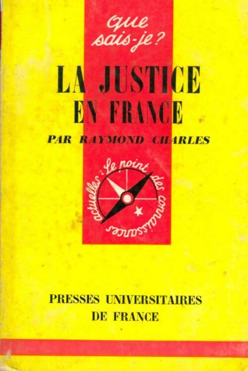 Livrenpoche : La justice en France - Raymond Charles - Livre