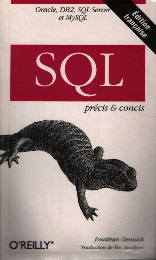 SQL - Jonathan Gennick - Livre