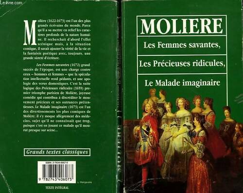 Livrenpoche : Les femmes savantes / Les précieuses ridicules / Le malade imaginaire - Molière - Livre