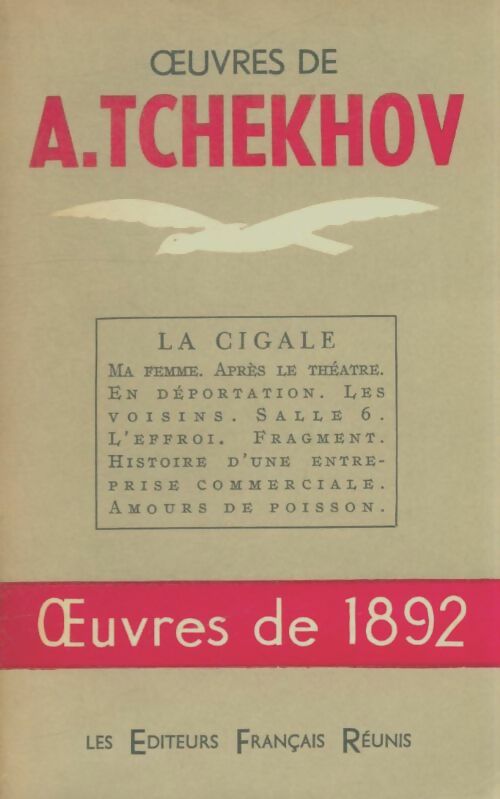 Livrenpoche : Oeuvres de 1892 - Anton Tchekhov - Livre
