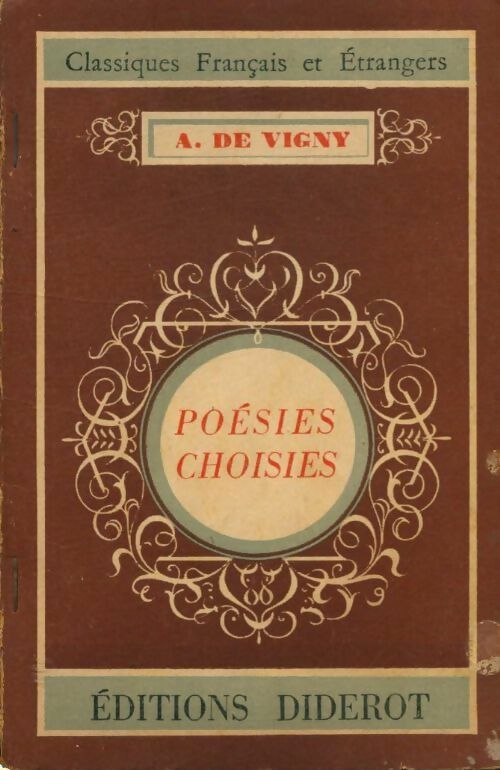 Livrenpoche : Poésies choisies - Alfred De Vigny - Livre