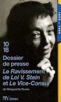 Livrenpoche : Le ravissement de Lol V. Stein et le Vice-Consul - Sophie Bogaert - Livre