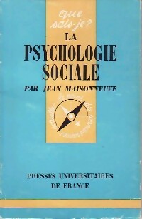 Livrenpoche : La psychologie sociale - Jean Maisonneuve - Livre