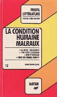 Livrenpoche : La condition humaine - André Malraux - Livre