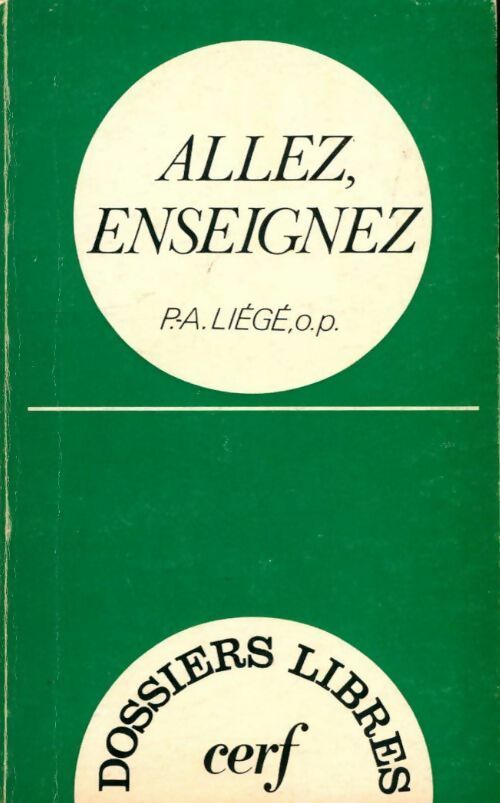 Livrenpoche : Allez, enseignez - A.-M. Liege - Livre