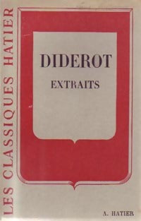 Extraits - Denis Diderot -  Classiques Hatier - Livre