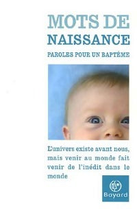 Mots de naissance - Claude Raison -  Mots de - Livre