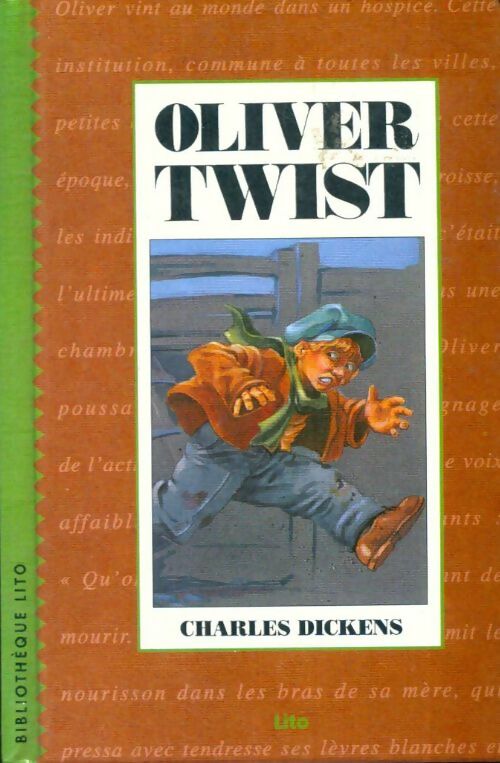 Les aventures d'Olivier Twist - Charles Dickens -  Bibliothèque Lito - Livre