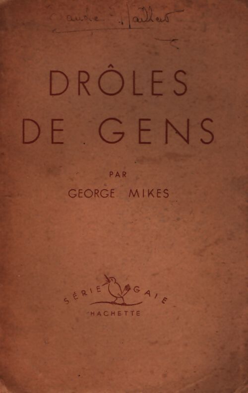 Drôles de gens - George Mikes - Livre
