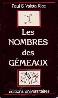 Les nombres des gémeaux - Valeta Rice - Livre