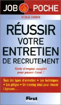 Livrenpoche : Réussir votre entretien de recrutement - Nicolas Barbier - Livre
