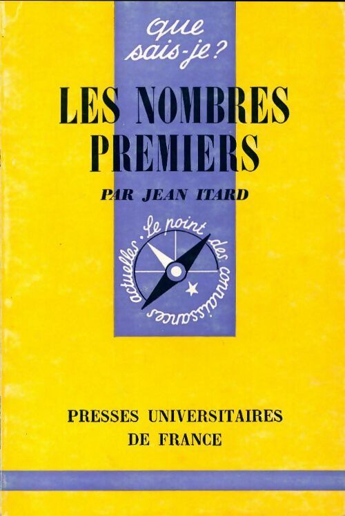 Livrenpoche : Les nombres premiers - Jean Itard - Livre