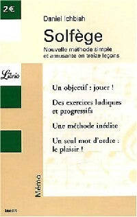 Livrenpoche : Solfège - Daniel Ichbiah - Livre