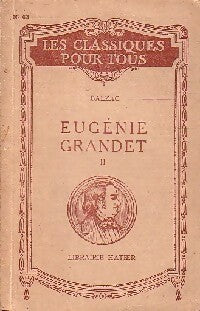 Livrenpoche : Eugénie Grandet Tome II - Honoré De Balzac - Livre
