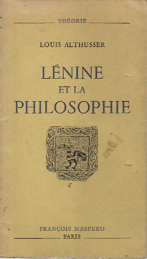 Livrenpoche : Lénine et la philosophie / Marx et Lénine devant Hegel - Louis Althusser - Livre