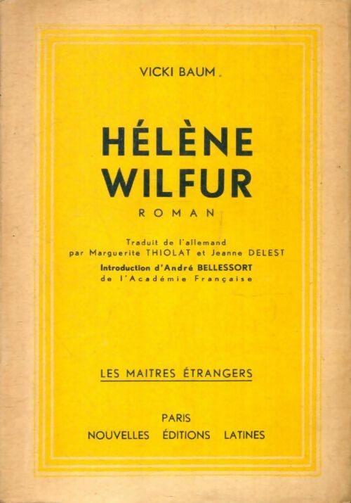 Livrenpoche : Hélène Wilfur - Vicki Baum - Livre