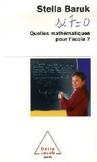 Livrenpoche : Si 7 = 0 - Stella Baruk - Livre