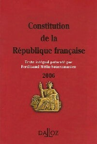 Livrenpoche : Constitution de la République française - Inconnu - Livre
