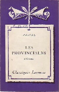 Livrenpoche : Les provinciales (extraits) - Blaise Pascal - Livre