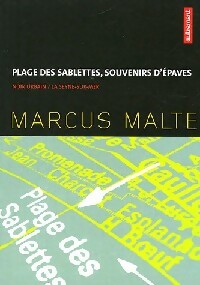 Livrenpoche : Plage des sablettes, souvenir d'épaves - Marcus Malte - Livre