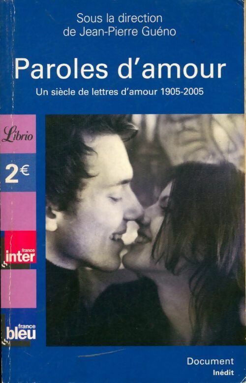 Paroles d'amour - Collectif -  Librio - Livre