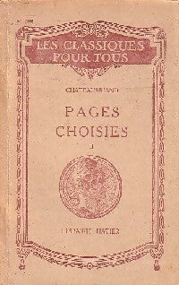 Livrenpoche : Pages choisies Tome II - François René Chateaubriand - Livre