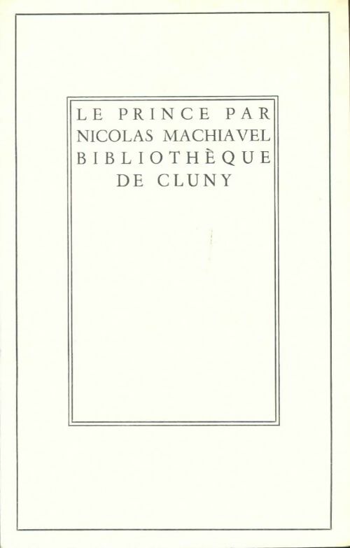Livrenpoche : Le prince - Nicolas Machiavel - Livre