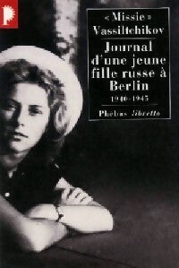 Livrenpoche : Journal d'une jeune fille russe à Berlin - Missie Wassiltchikov - Livre