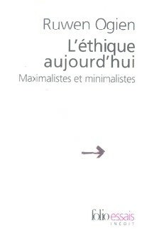 Livrenpoche : L'éthique d'aujourd'hui - Ruwen Ogien - Livre