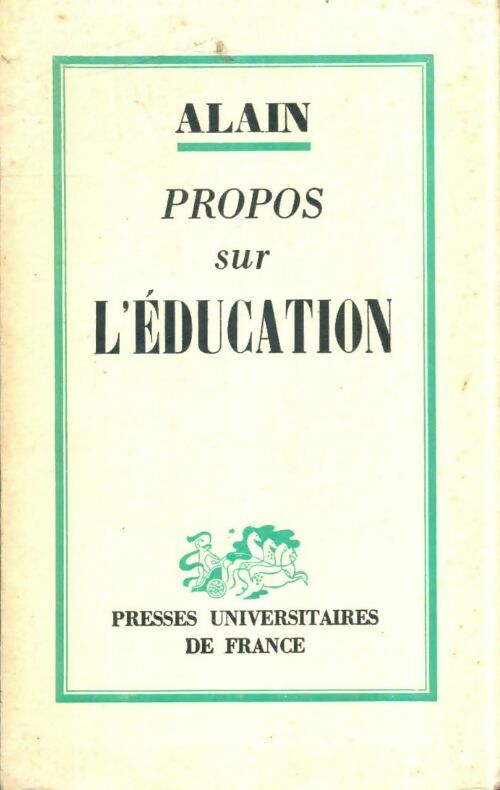 Livrenpoche : Propos sur l'éducation - Alain - Livre