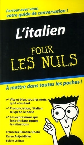 L'italien pour les nuls - Francesca Romana Onofri, Sylvie Le Bras - Livre