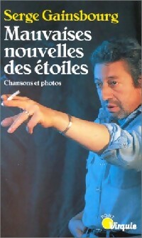 Mauvaises nouvelles des étoiles - Serge Gainsbourg -  Points Virgule - Livre